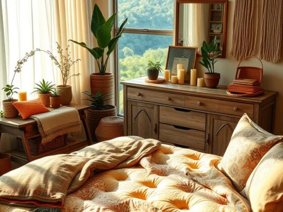 boho style bedroom