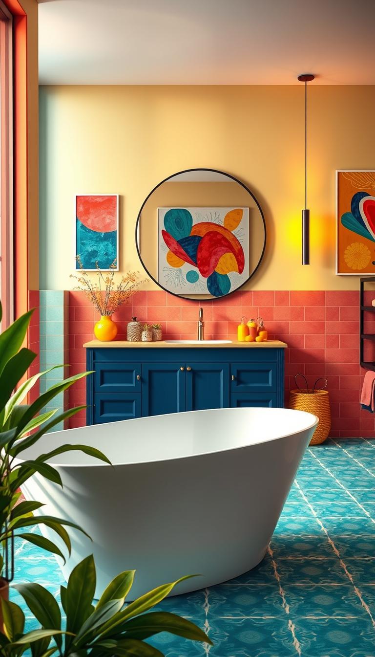 Colorful Bathrooms