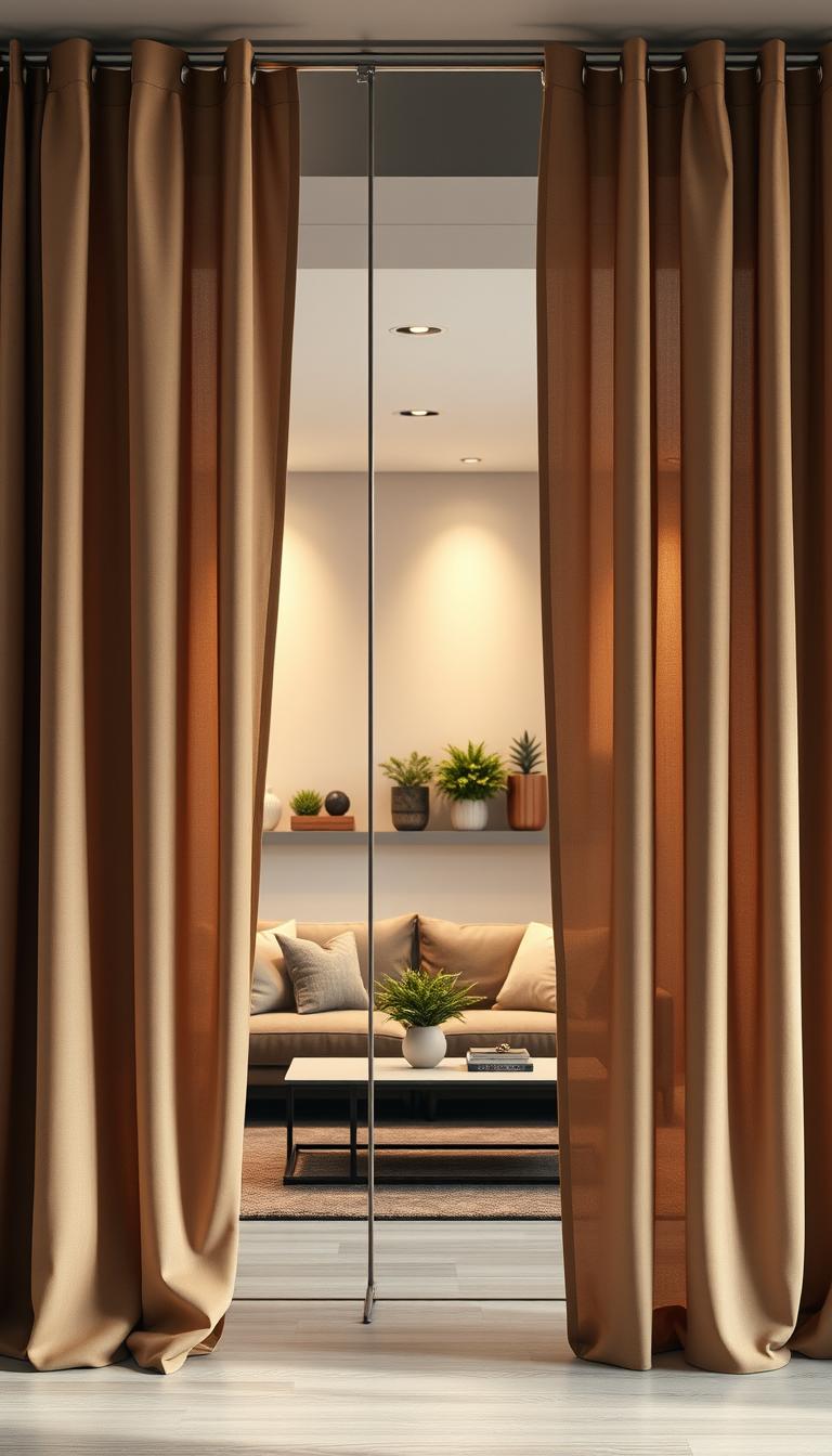 Curtain Room Divider