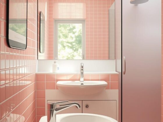 Pink Bathroom Tiles