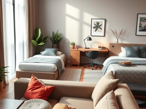 Living Room Bedroom Combo