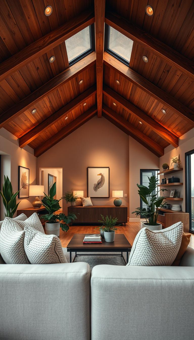 Sloping Ceiling Decor