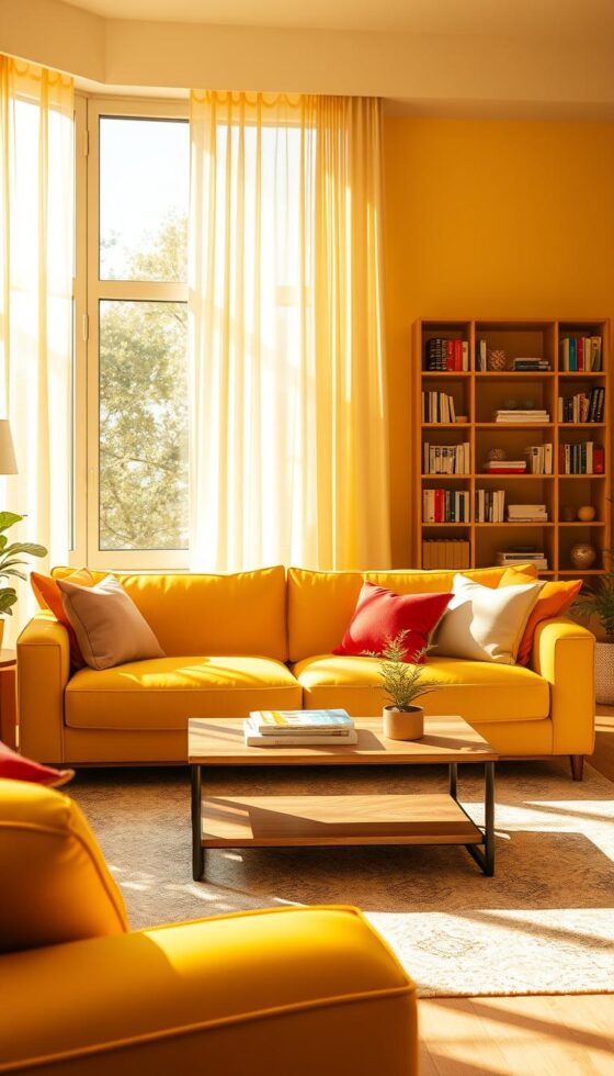 Yellow Living Room